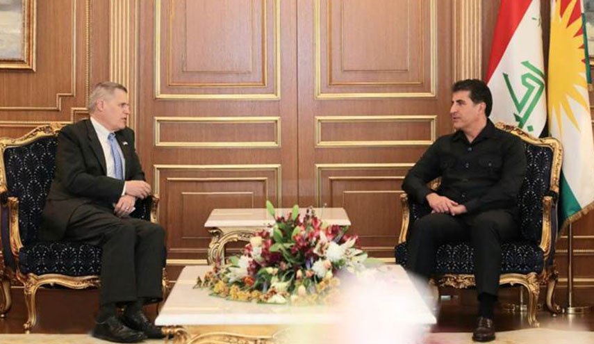 سفير أميركا يلتقي رئيس منطقة كردستان العراق.. وهذا ما دار بينهما