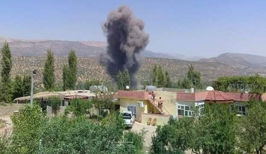 آتش‌سوزی در شمال عراق در نتیجه حملات ترکیه
