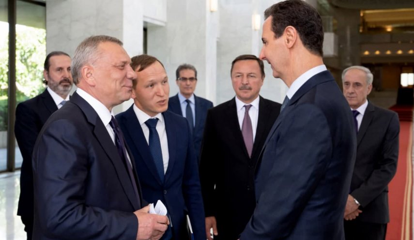 الرئيس الأسد يلتقي نائب رئيس الحكومة الروسية

