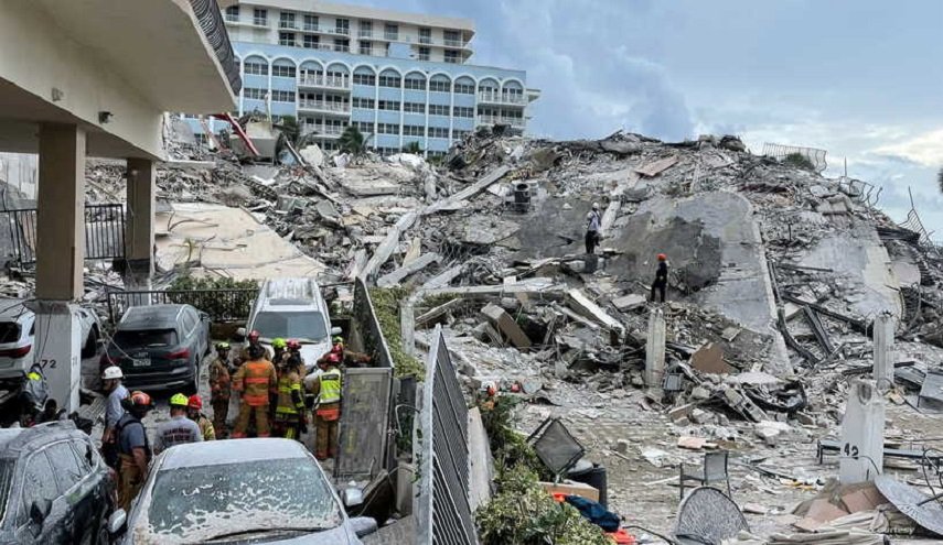 لا زال 156 شخصا مفقودا بانهيار مبنى فلوريدا