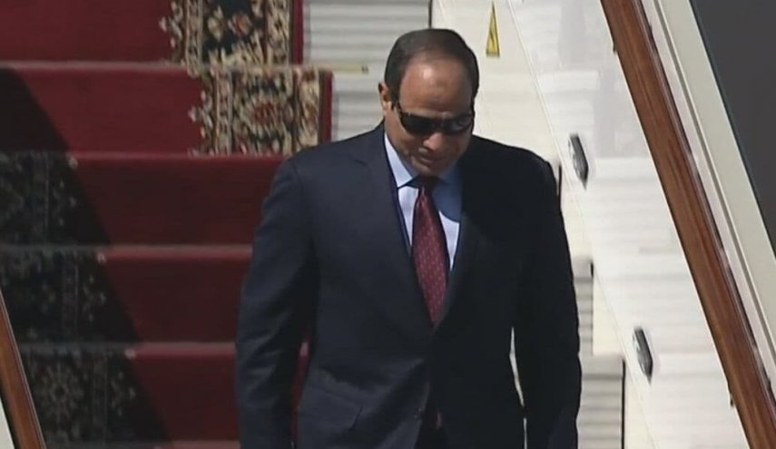 رئیس جمهوری مصر وارد بغداد شد