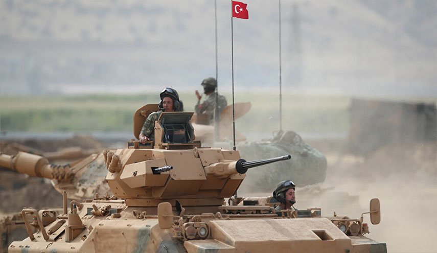 تدمير دبابة تركية في شمال سوريا