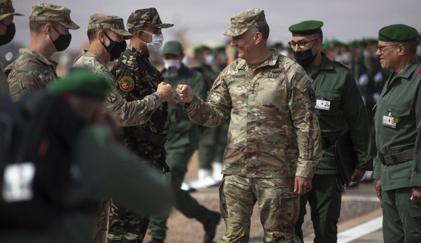 الكيان الاسرائيلي والمغرب معا في تدريبات عسكرية دولية