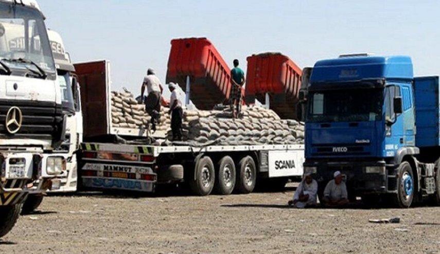 تصدير 214 الف طن من السلع الى العراق