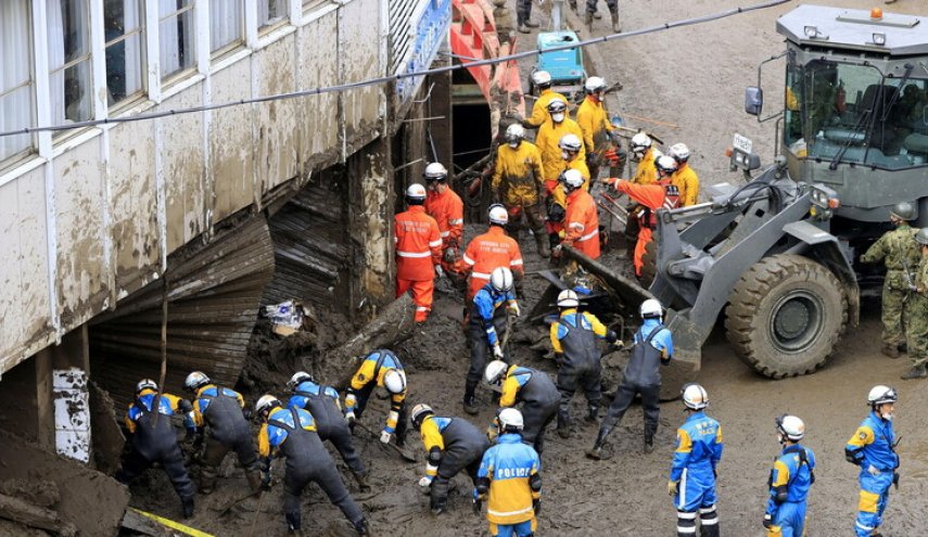 اليابان.. فرص النجاة تتضاءل في العثور على 24 مفقودا في انهيارات أرضية
