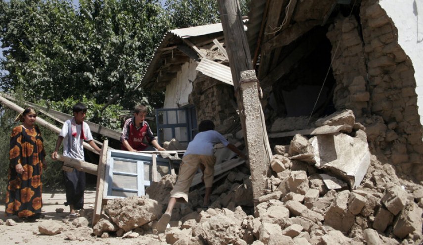 زلزال بقوة 5.9 درجة يقع قرب مدينة رشت في طاجيسكتان