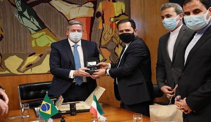السفير الايراني لدی برازيليا یلتقی رئيس البرلمان البرازيلي
