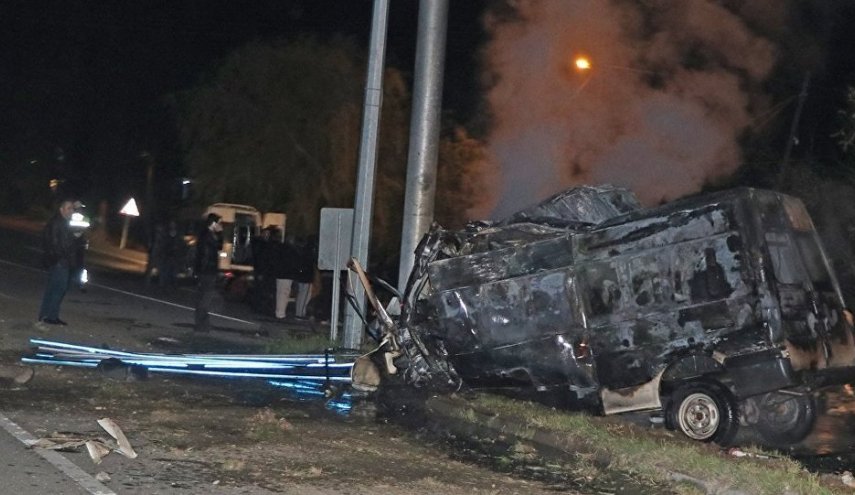 مرگ ۱۲ مهاجر بر اثر تصادف اتوبوس در ترکیه
