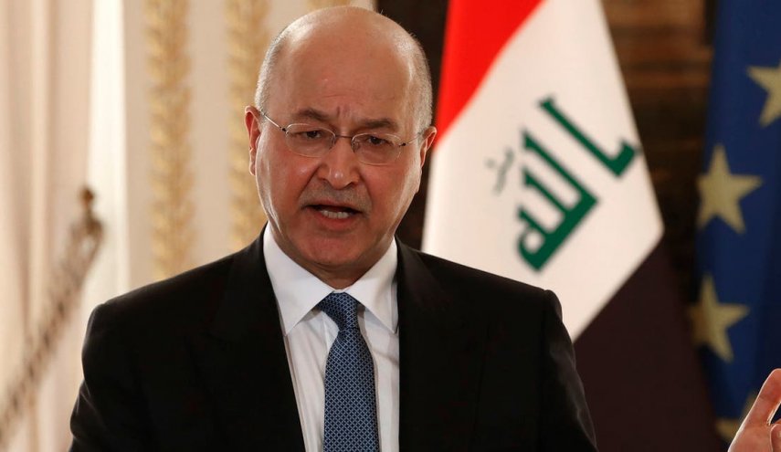 الرئيس العراقي: يجب وقف الأعمال التخريبية التي تستهدف خطوط الطاقة