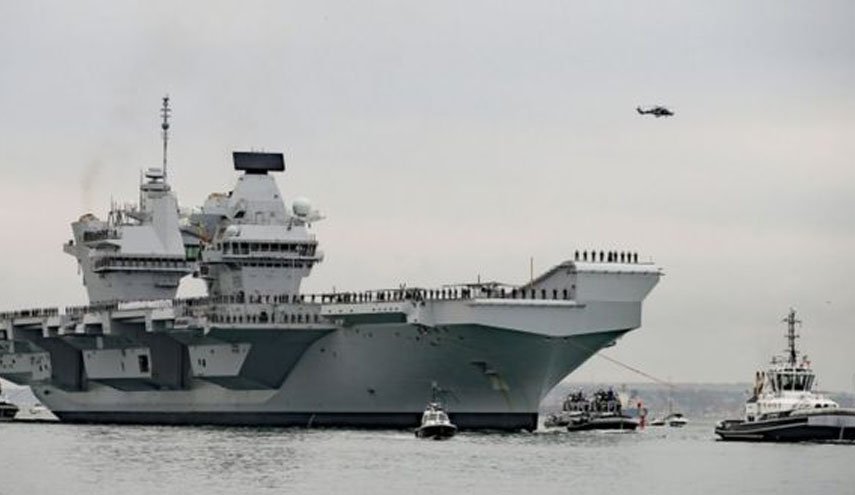 سرنشینان بزرگترین کشتی نیروی دریایی انگلیس به کرونا مبتلا شدند