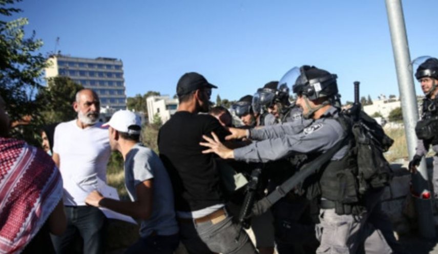 نظامیان صهیونیست اعتراضات فلسطینیان به محاصره شیخ جراح را سرکوب کردند