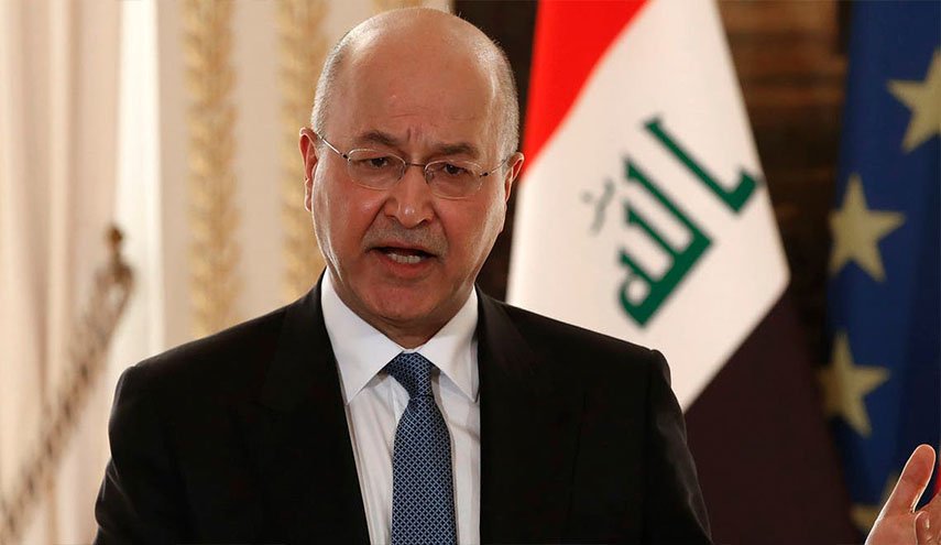 الرئيس العراقي: سنقتلع الإرهاب الحاقد