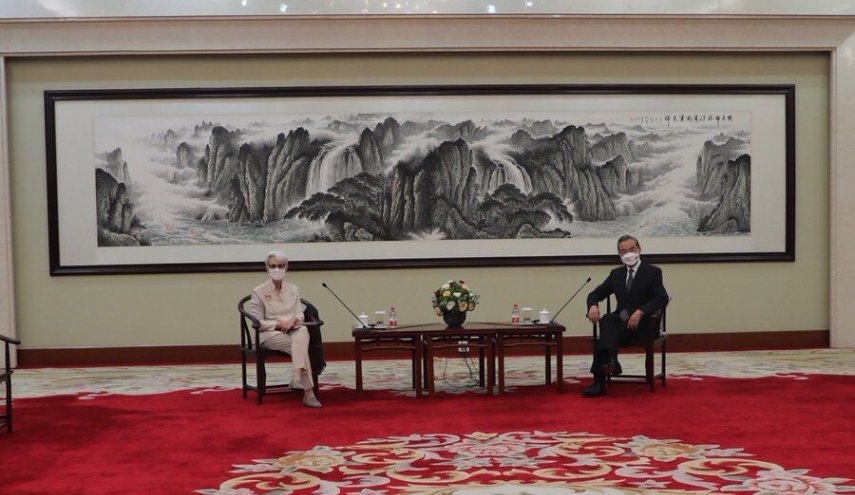 مذاکرات شرمن با وزیر خارجه چین درباره ایران، افغانستان و کره شمالی