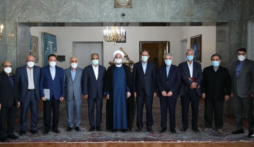 آخرین جلسه ستاد هماهنگی اقتصادی دولت حسن روحانی 
