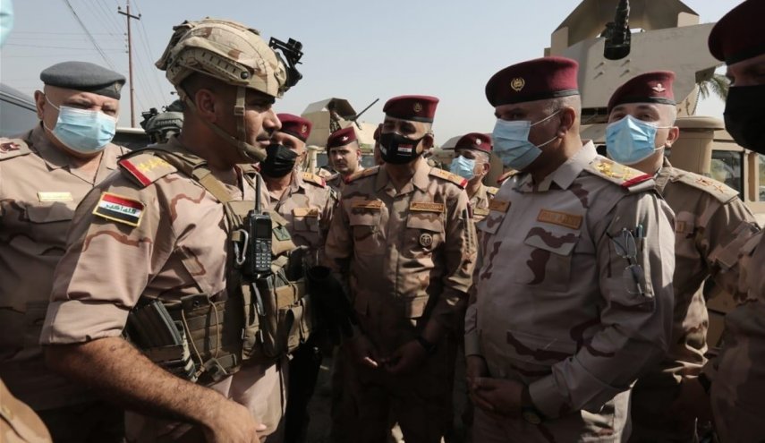 شاهد: وفد أمني عراقي يصل ناحية يثرب في صلاح الدين