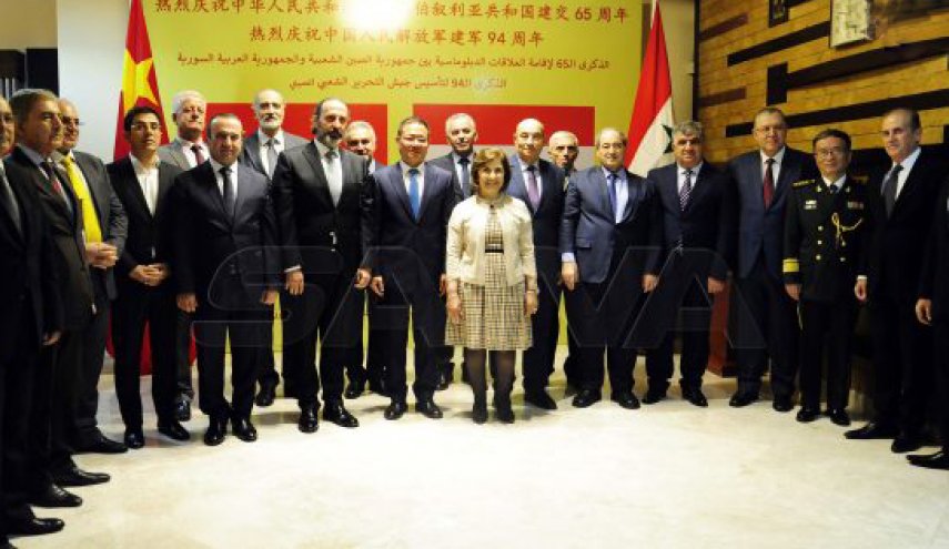 المقداد يؤكد على عمق علاقات الصداقة الصينية السورية