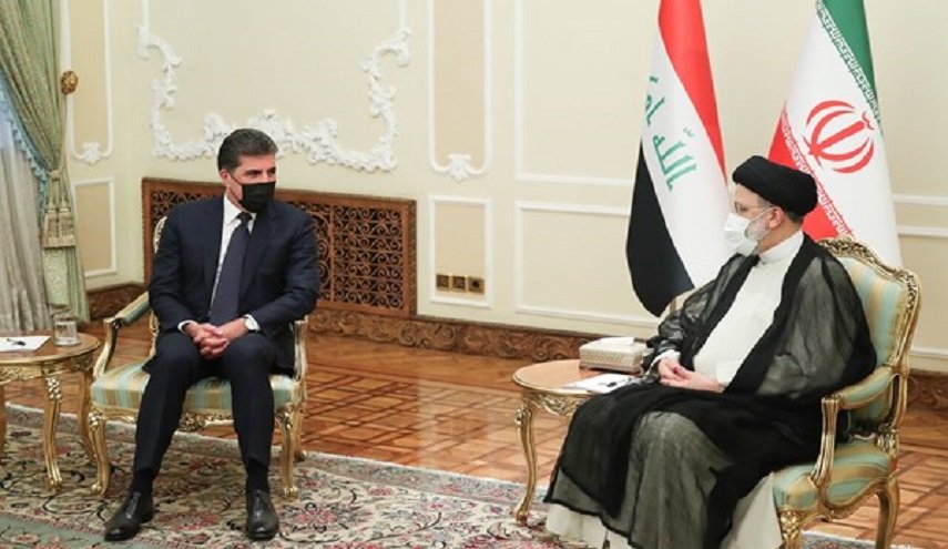 رئيسي: الظروف الراهنة مهيئة لتعاون أقوى وأوسع مع كردستان العراق