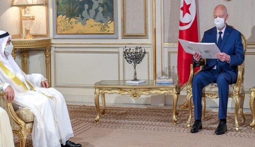 دیدار مشاور رئیس امارات با رئیس جمهور تونس