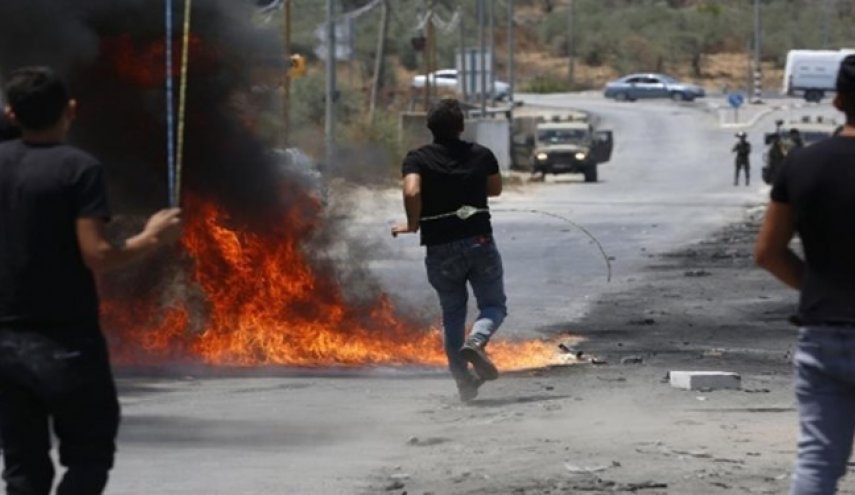 تداوم خشم شبانه فلسطینیان در جنوب نابلس و زخمی شدن ۵۳ نفر
