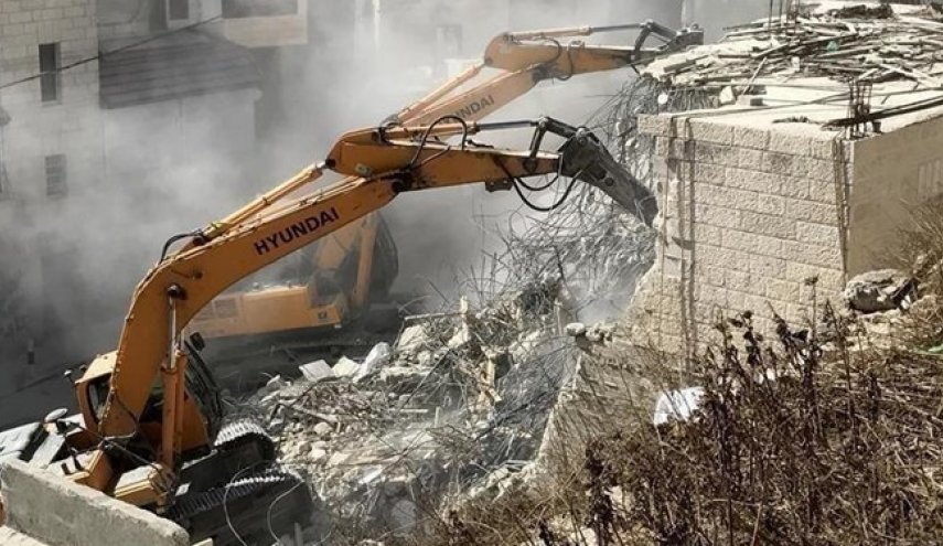 تخریب منزل یک فلسطینی در قدس+ فیلم و عکس