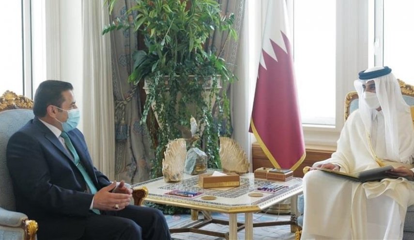 الأعرجي يسلم أمير قطر الدعوة الخاصة بحضور قمة بغداد
