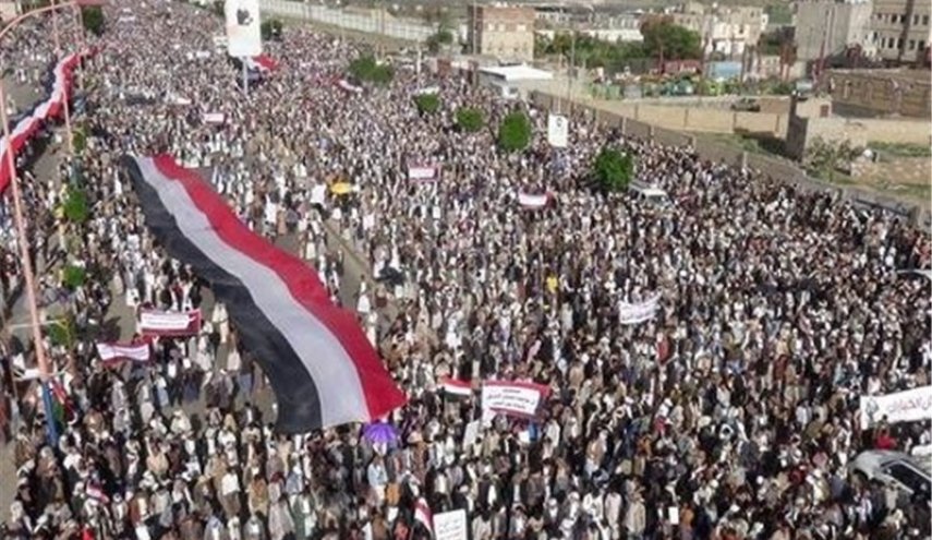 تظاهرات مردم یمن علیه تجاوزات رژیم سعودی 
