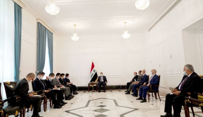 دیدار وزیر خارجه ژاپن با نخست‌وزیر عراق