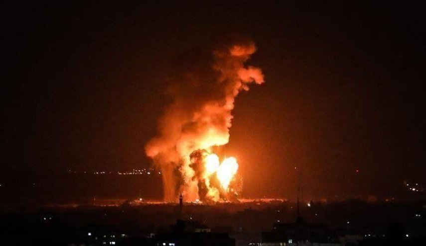حمله جنگنده‌های صهیونیست به مناطقی در نوار غزه