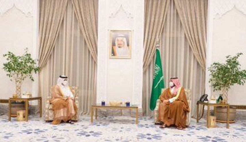 امیر قطر به پادشاه عربستان سعودی پیام فرستاد