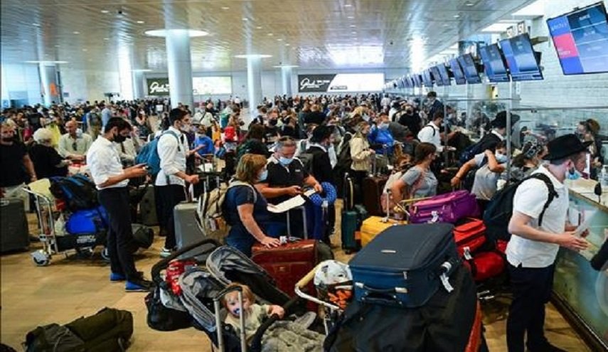 فوضى في مطارات كيان الاحتلال الاسرائيلي