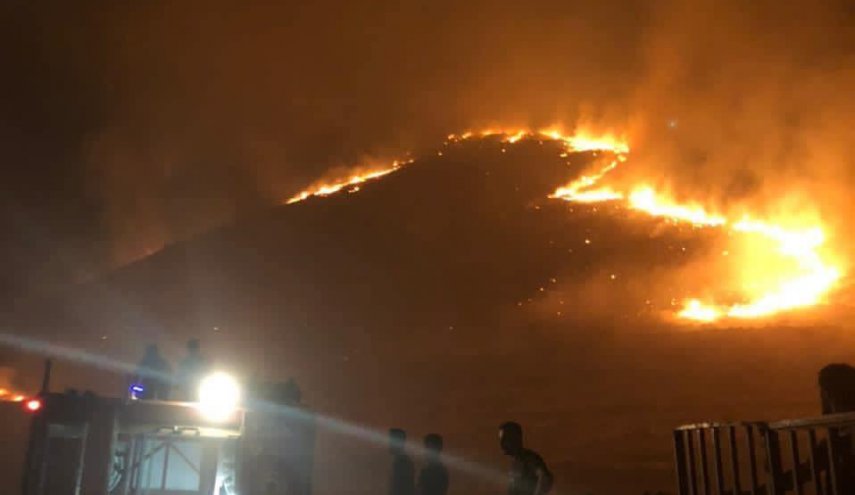 إخماد حريق مساحة شاسعة من الأعشاب والأشجار شرق لبنان
