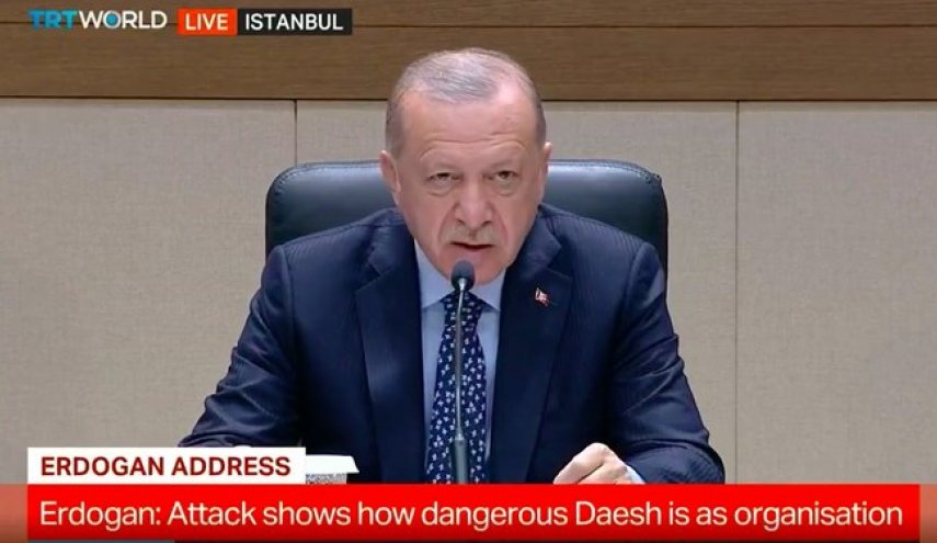 اردوغان: انفجارهای کابل نشان داد داعش چقدر خطرناک است
