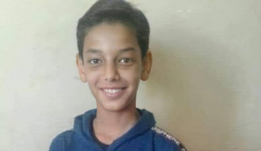 شهادت کودک 12 ساله فلسطینی بر اثر گلوله تک تیرانداز رژیم صهیونیستی

