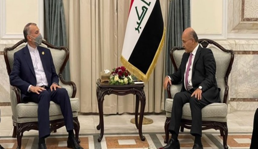 الرئيس العراقي يتلقى دعوة رسمية من الرئيس رئيسي لزيارة ايران