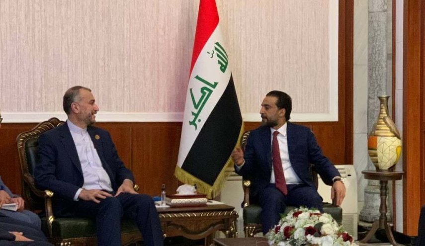 وزير خارجية ايران يؤكد دعم طهران لاقامة الانتخابات البرلمانية في العراق