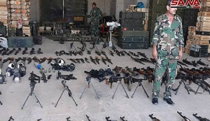 آغاز تحویل سلاح عناصر مسلح در درعا سوریه در چارچوب توافق آتش‌بس 