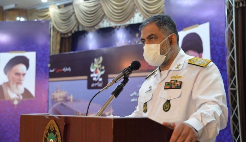 الادميرال ايراني : البحرية الايرانية رفعت راية البلاد في اقصى البحار