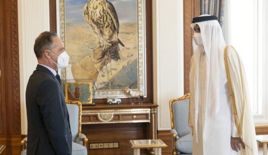 أمير قطر يستقبل وزير الخارجية الألماني في الدوحة