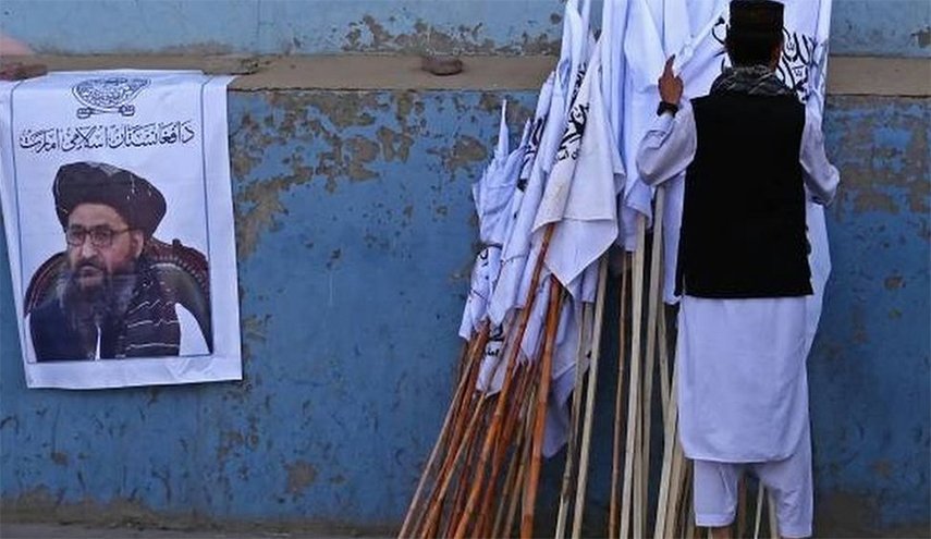 گزارش اختصاصی خبرنگار العالم از افغانستان| نصب پرچم‌های 
