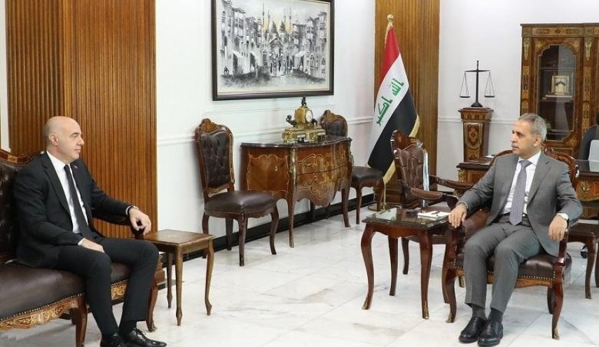 رئيس مجلس القضاء العراقي يستقبل السفير التركي