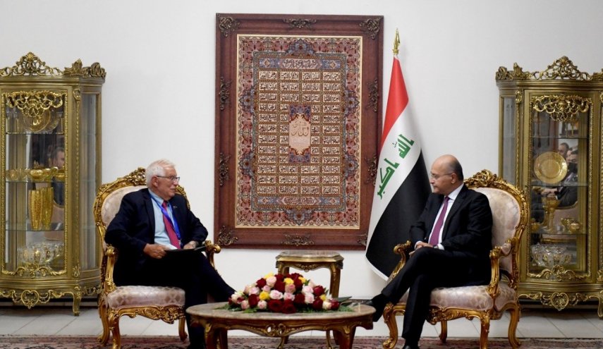 العراق و الاتحاد الاوروبي يتعاونا من أجل تخفيف توترات المنطقة 