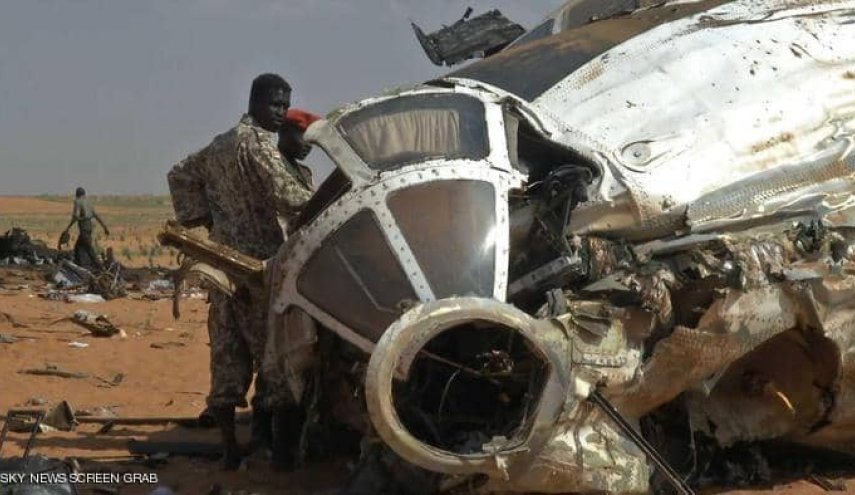 تحطم طائرة عسكرية سودانية.. قتلى ومفقودون