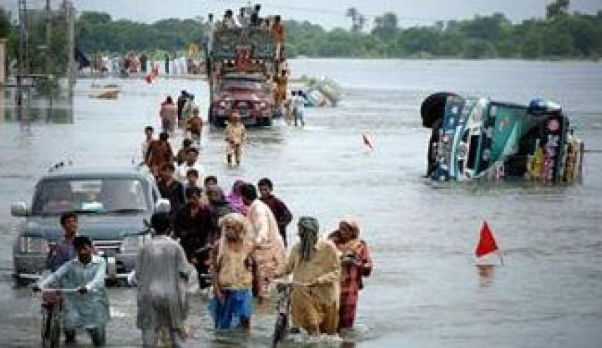 ۱۹ کشته درحادثه سیل و رانش زمین در پاکستان