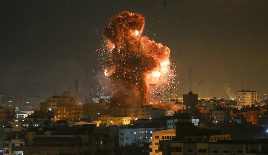حمله هوایی رژیم صهیونیستی به شمال و جنوب غزه