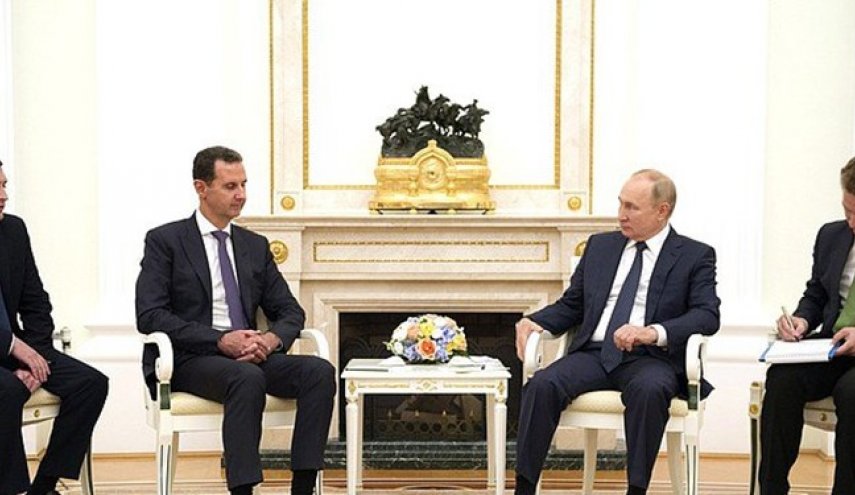 بشار اسد و پوتین در کاخ کرملین دیدار کردند