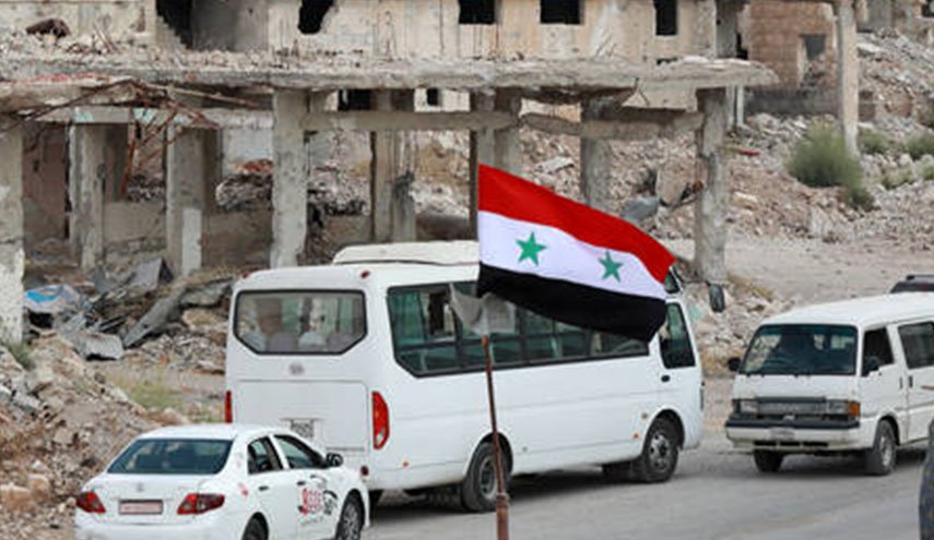 بدء تسوية أوضاع المسلحين في مزيريب بريف درعا (صور)