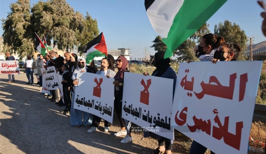 تظاهرات فلسطینیان ۱۹۴۸ در مقابل زندان جلبوع + تصاویر