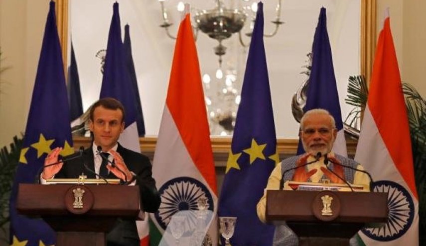 پاریس: با هند برای ارتقای نظم بین‌المللی همکاری می‌کنیم
