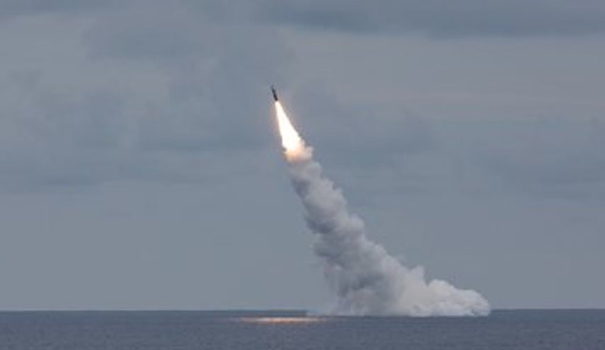 آزمایش موشکی بالستیک آمریکا بر فراز اقیانوس اطلس 