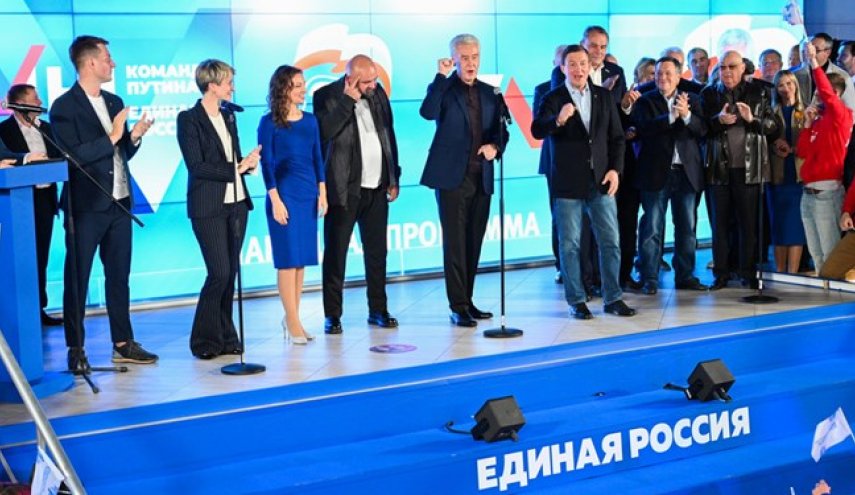 پیروزی حزب پوتین در انتخابات مجلس دومای روسیه

